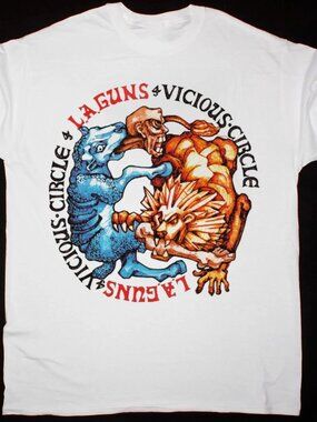 Vicious Circle LA Guns T Shirt 240